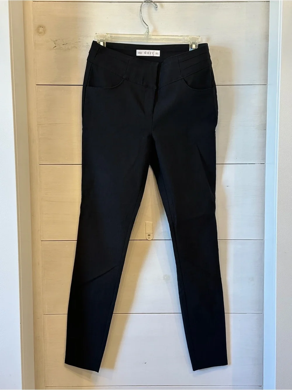 Dazz Black Cropped Ankle Pants - Sleek Women's Workwear